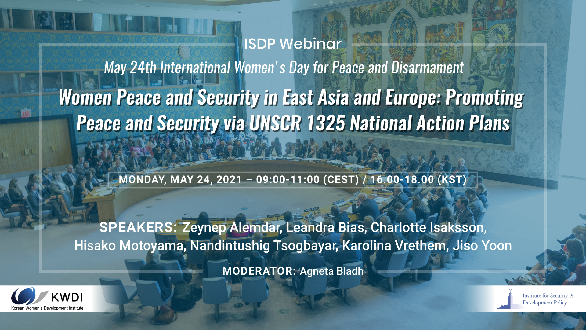 Women Peace and Security in East Asia and Europe: Promoting Peace and ...