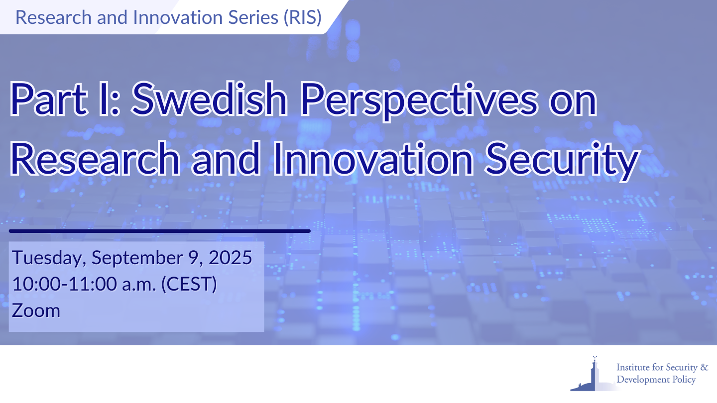 New webinar series: Research and Innovation Series (RIS)