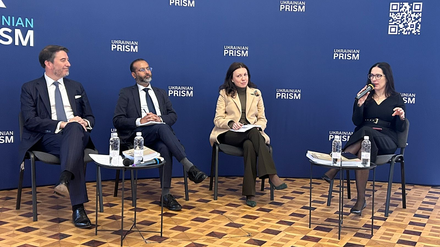Jagannath Panda spoke at a conference in Kyiv organized by he Foreign Policy Council “Ukrainian Prism” and the Representative Office of the Friedrich Ebert Stiftung in Ukraine