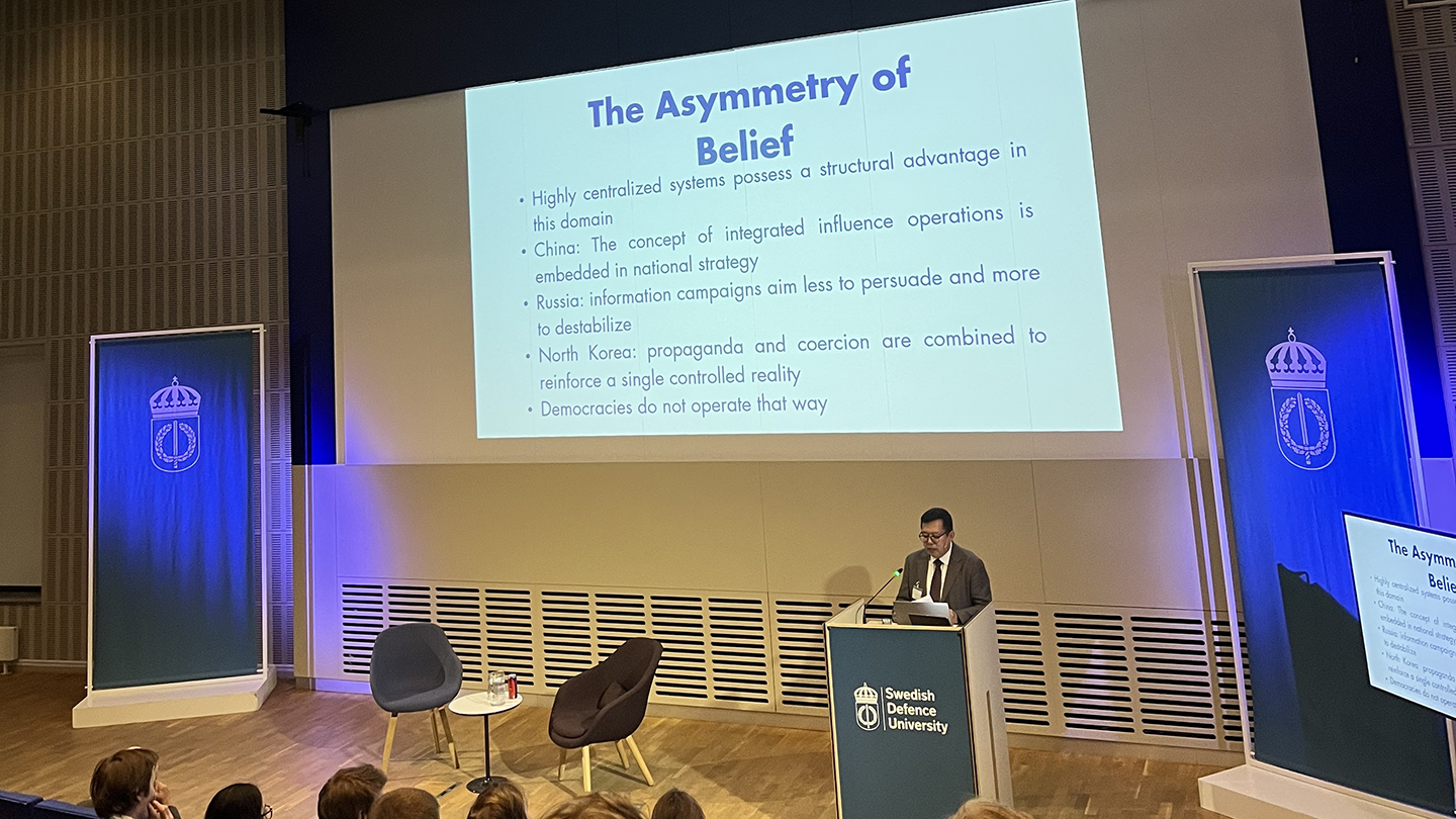 Looking back at the Korea Foundation Guest Researcher Lieutenant General (ret.) Chun In-Bum’s stay in Stockholm