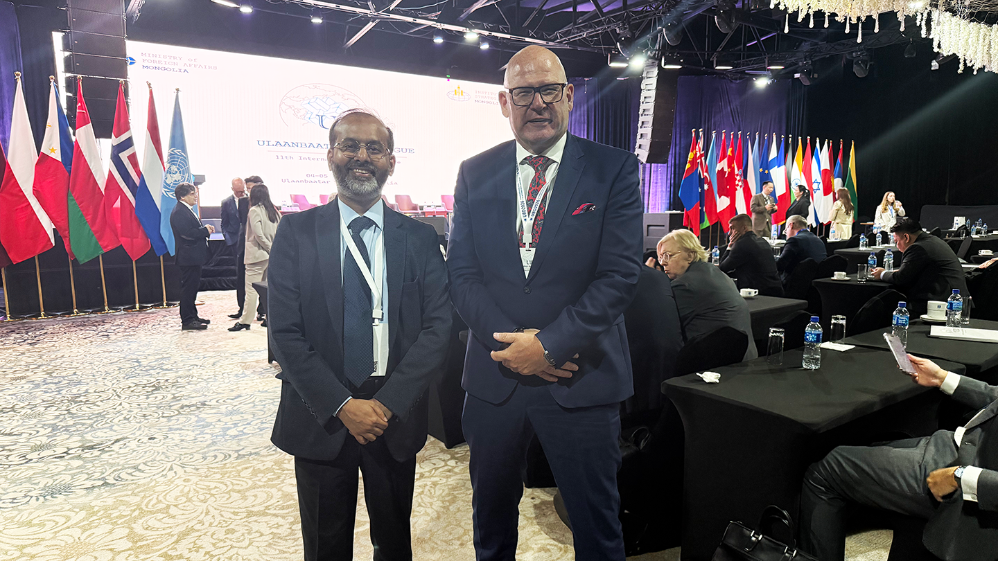 Niklas Swanström and Jagannath Panda participated in the 11th Ulaanbaatar Dialogue (UBD) International Conference