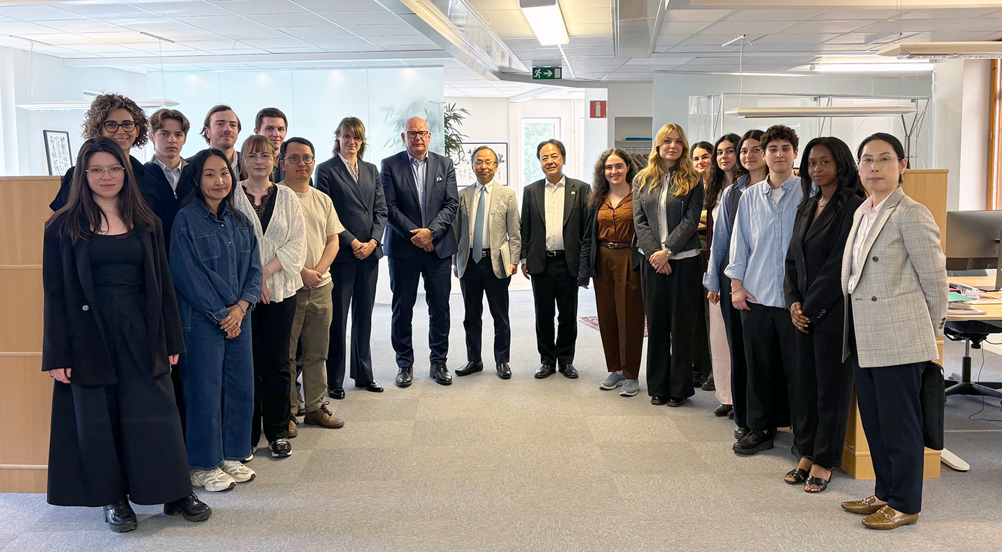 Looking back at Professor Ryosei Kokubun’s visit to Stockholm